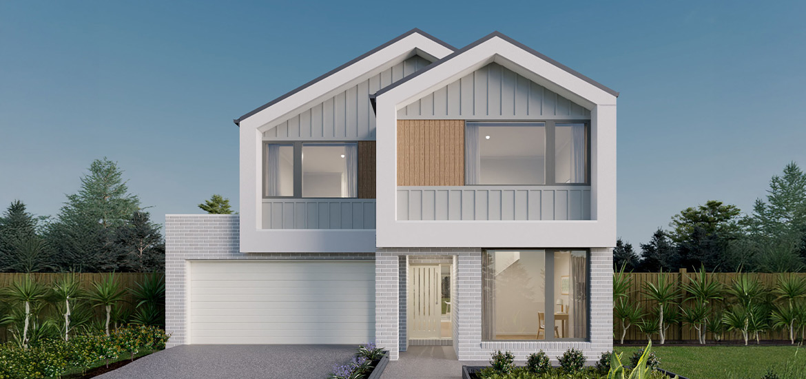 Westerly facade