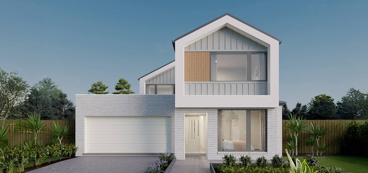 Westerly facade