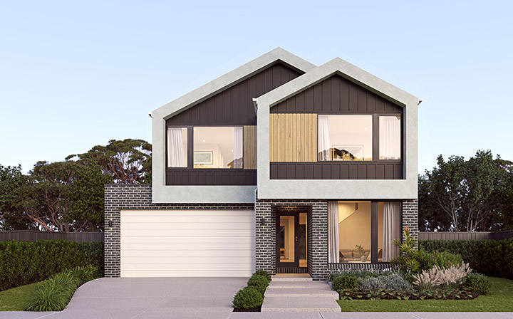 Double Story Modern Home Designs